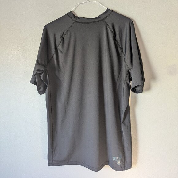 XCEL MLC40517 Short Sleeve Black UV Shirt Rash Guard 4XL Black - Picture 3 of 9